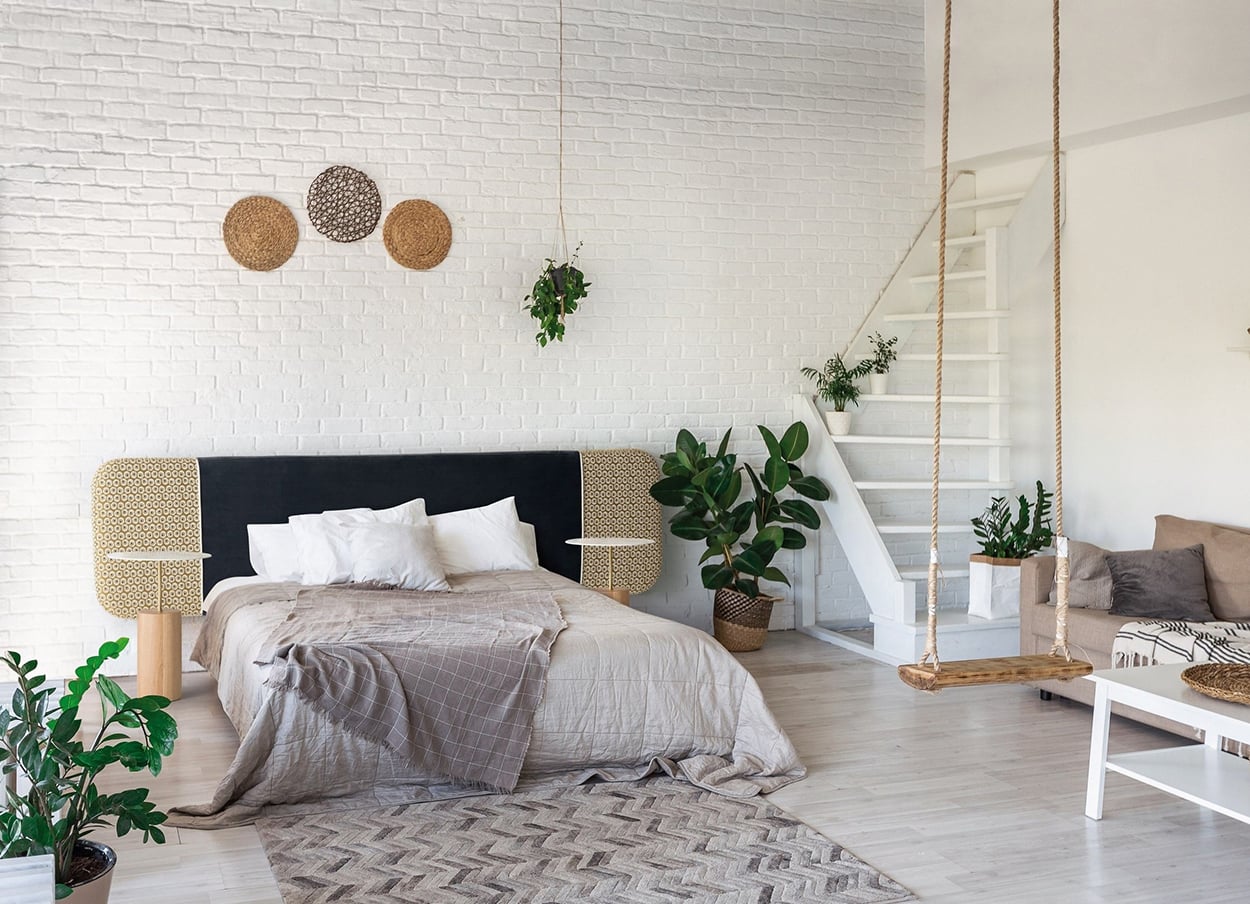 Dormitorio diseño escandinavo
