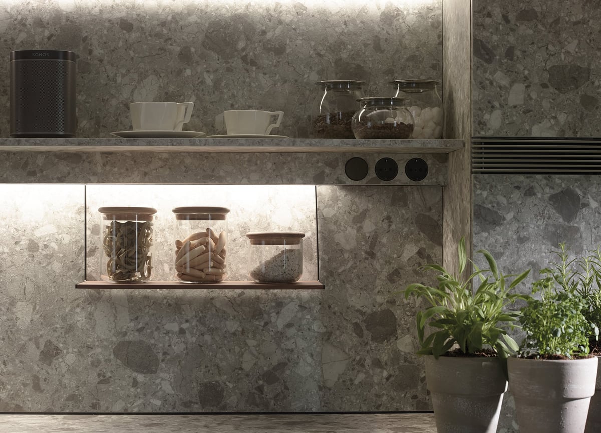 Cocina Útil Desde el Techo Hasta el Suelo | Docrys & DC