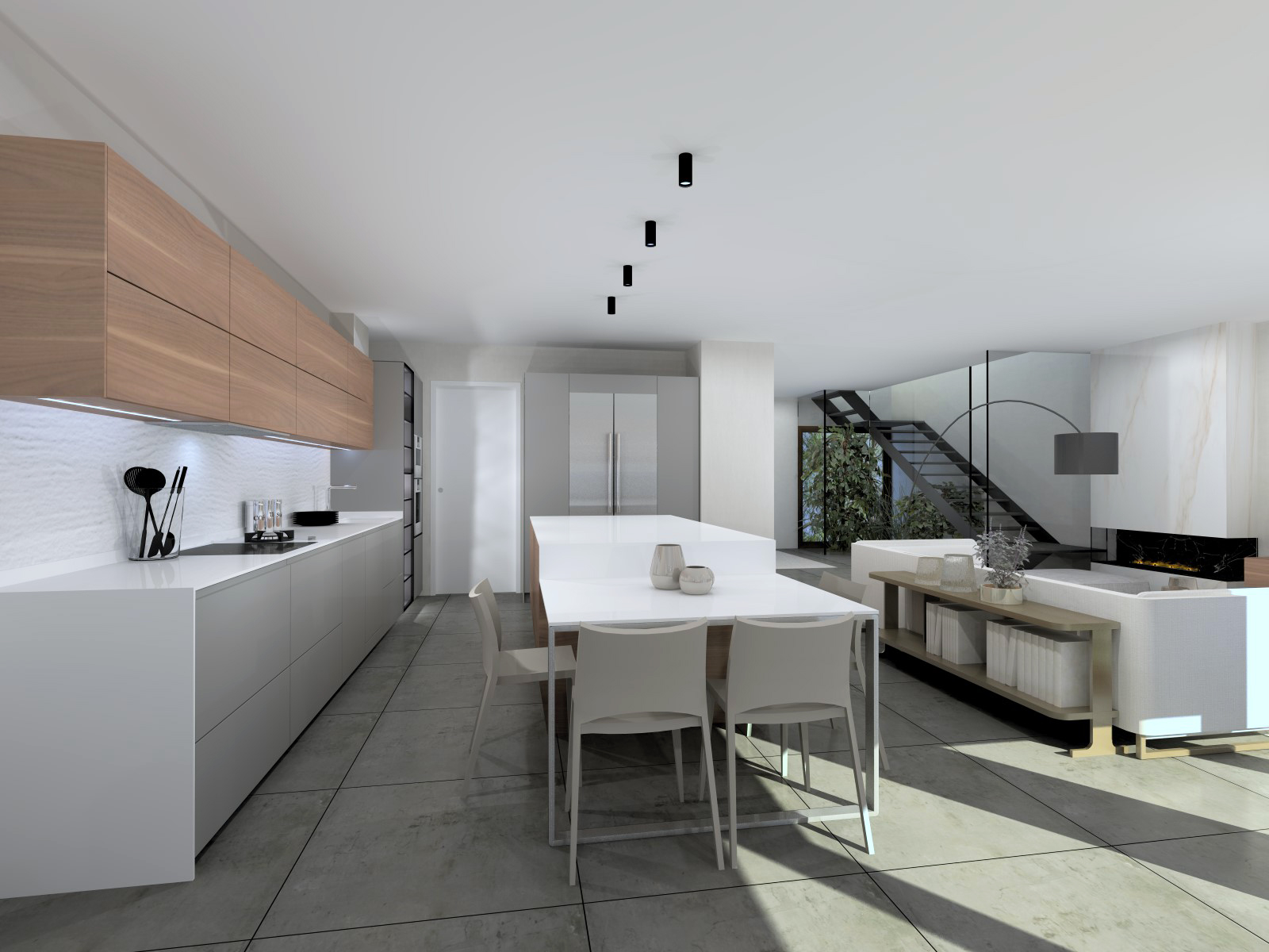 Cocina abierta al salón | Docrys & DC