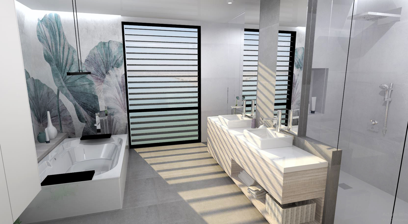 Baño tropical | Docrys & DC