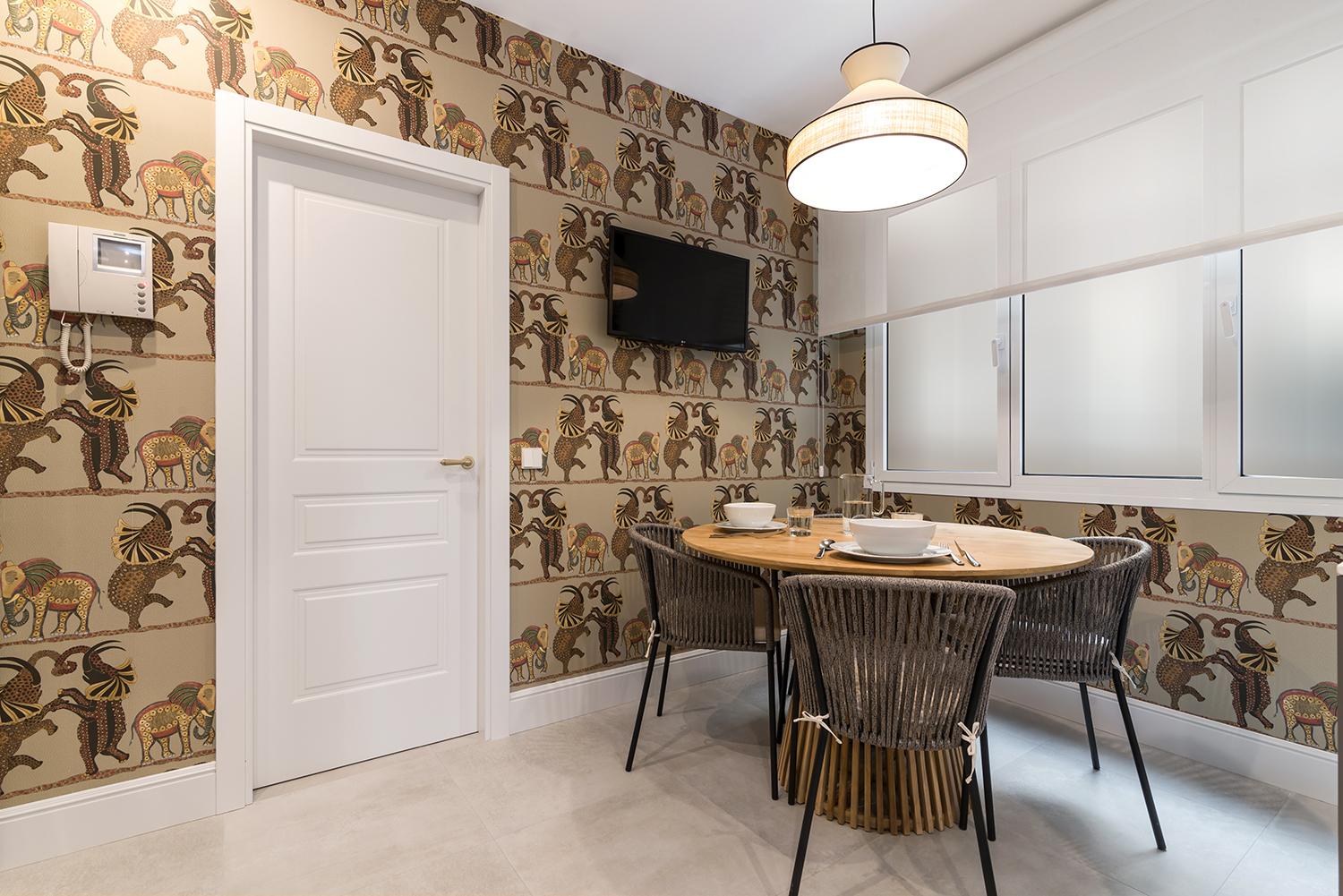 Cocina Moderna de Santos en color Gris Visón | Docrys & DC