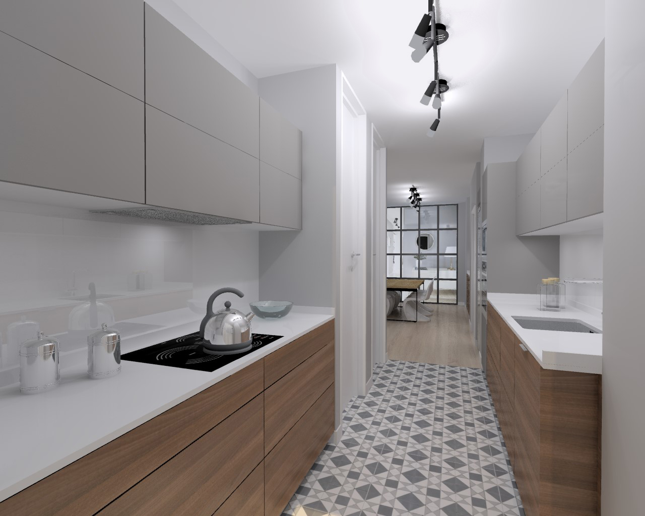 Una cocina moderna y evocadora