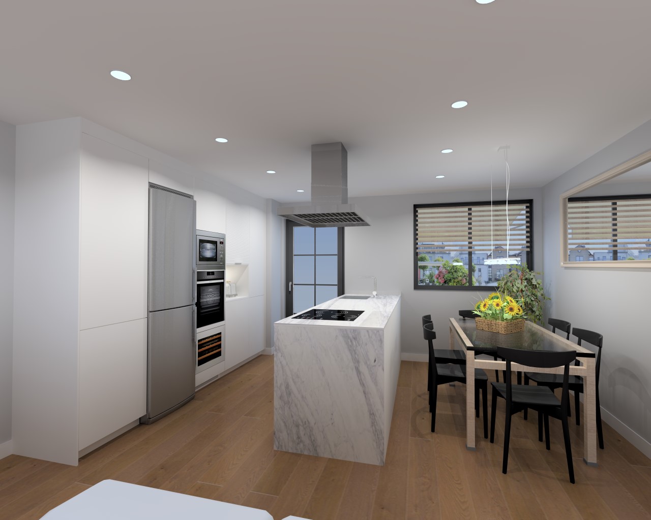 Proyecto de cocina clásica con muebles Santos | Docrys & DC