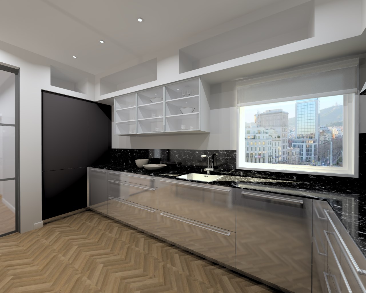 Cocina de diseño de estilo industrial | Docrys & DC