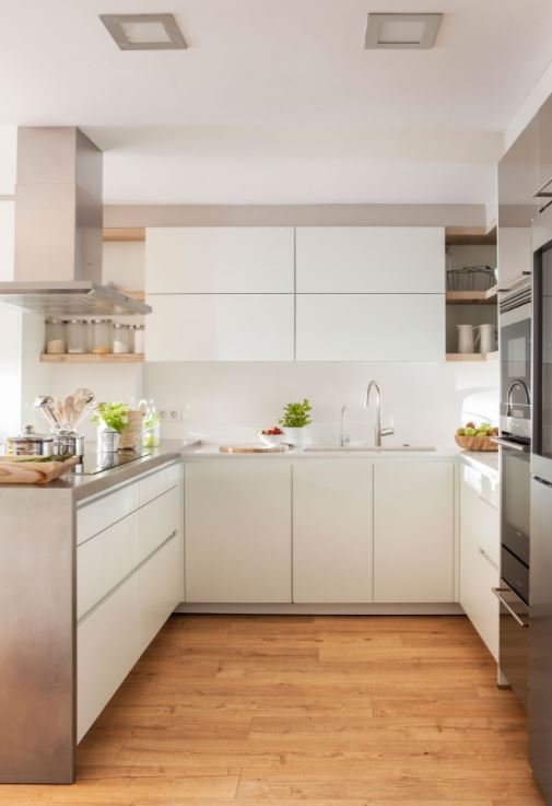 Cocinas en "U" bien aprovechadas