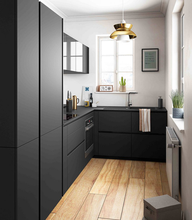 Las cocinas se visten de negro