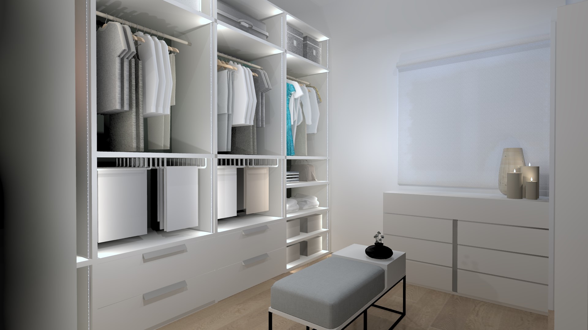 Vestidores: Todos los tips para hacer el mejor diseño de vestidores 