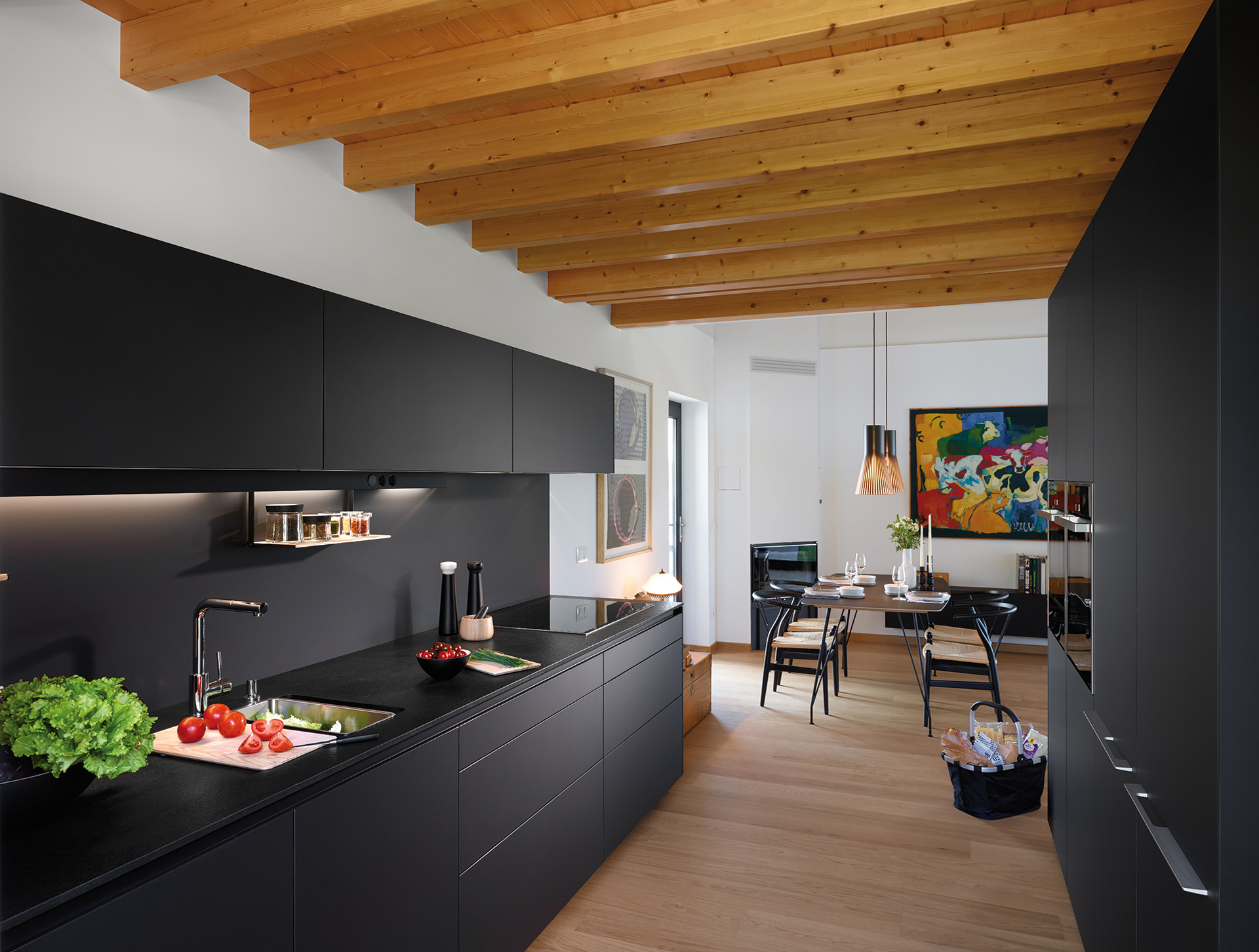 decoración cocinas tendencia negro