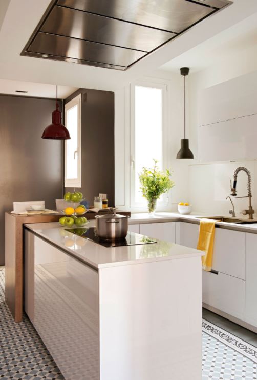 Cocinas en "U" bien aprovechadas