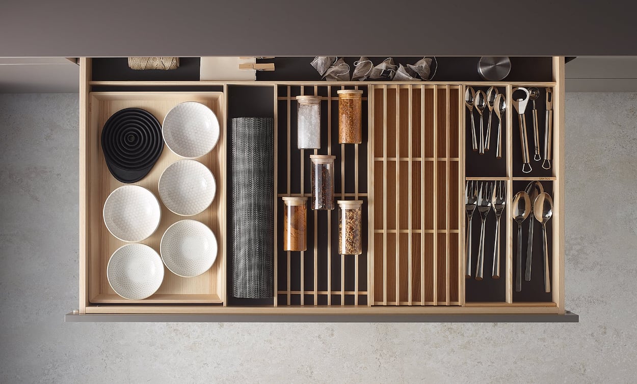 Descubre los accesorios para diseños de Cocinas Santos