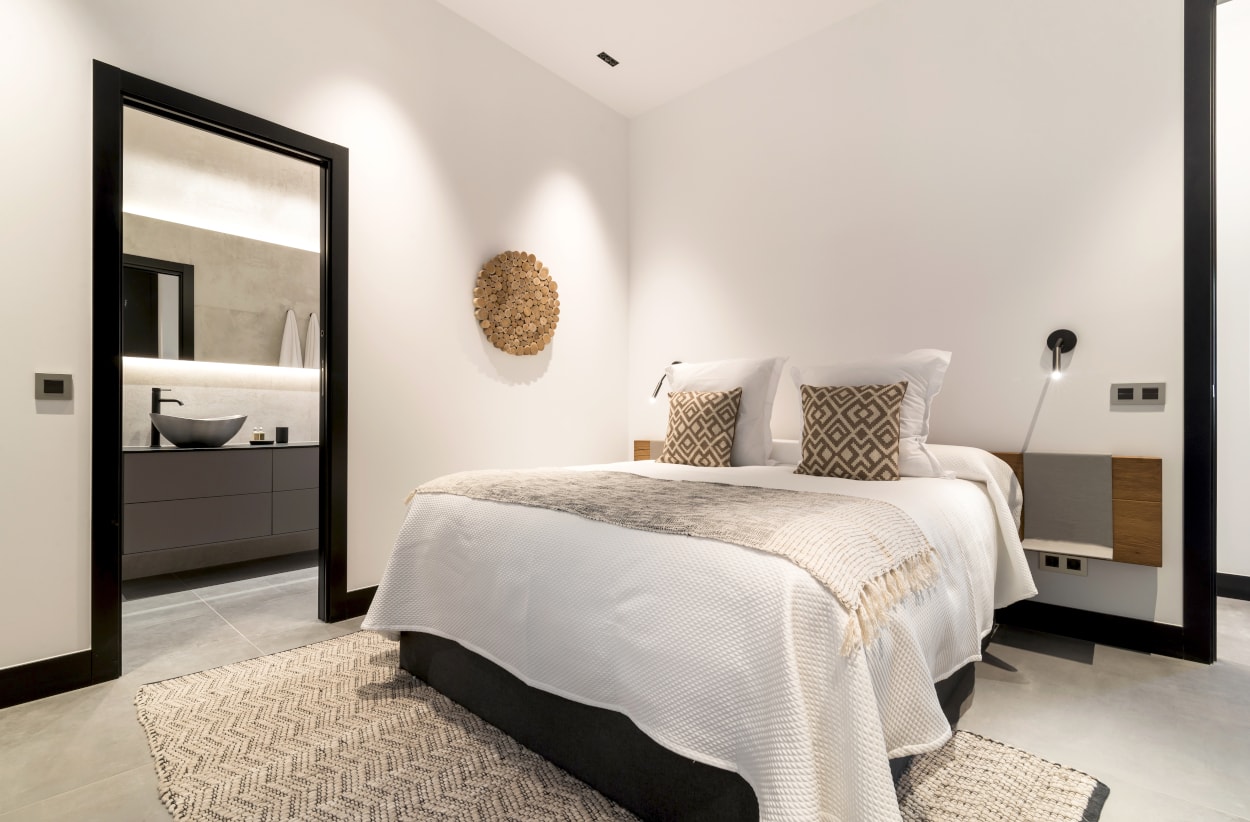 Color blanco decoración de interiores