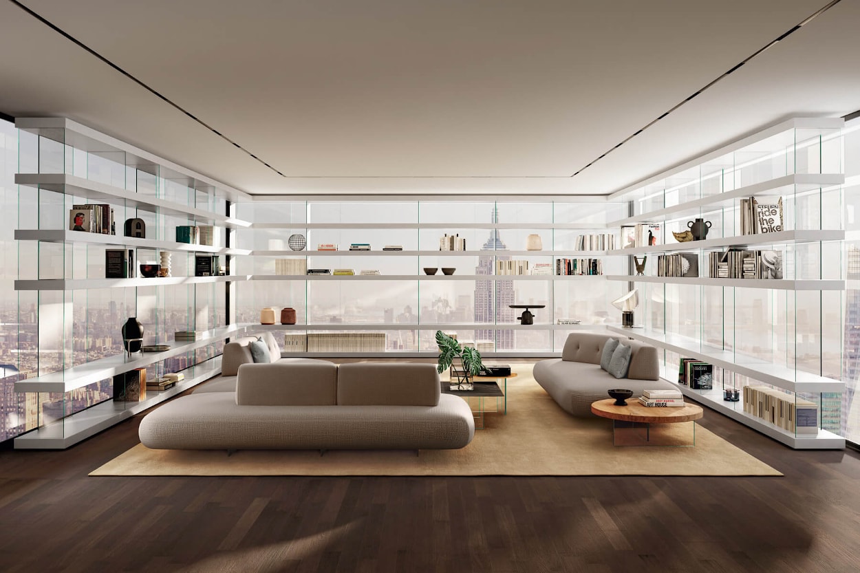 Decoración interiores espacios abiertos modernos