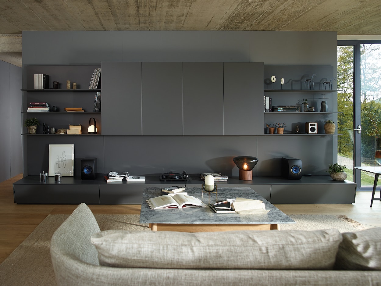 Módulos combinables para muebles de salón