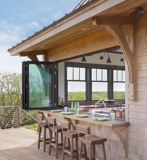 Cocinas abiertas al exterior