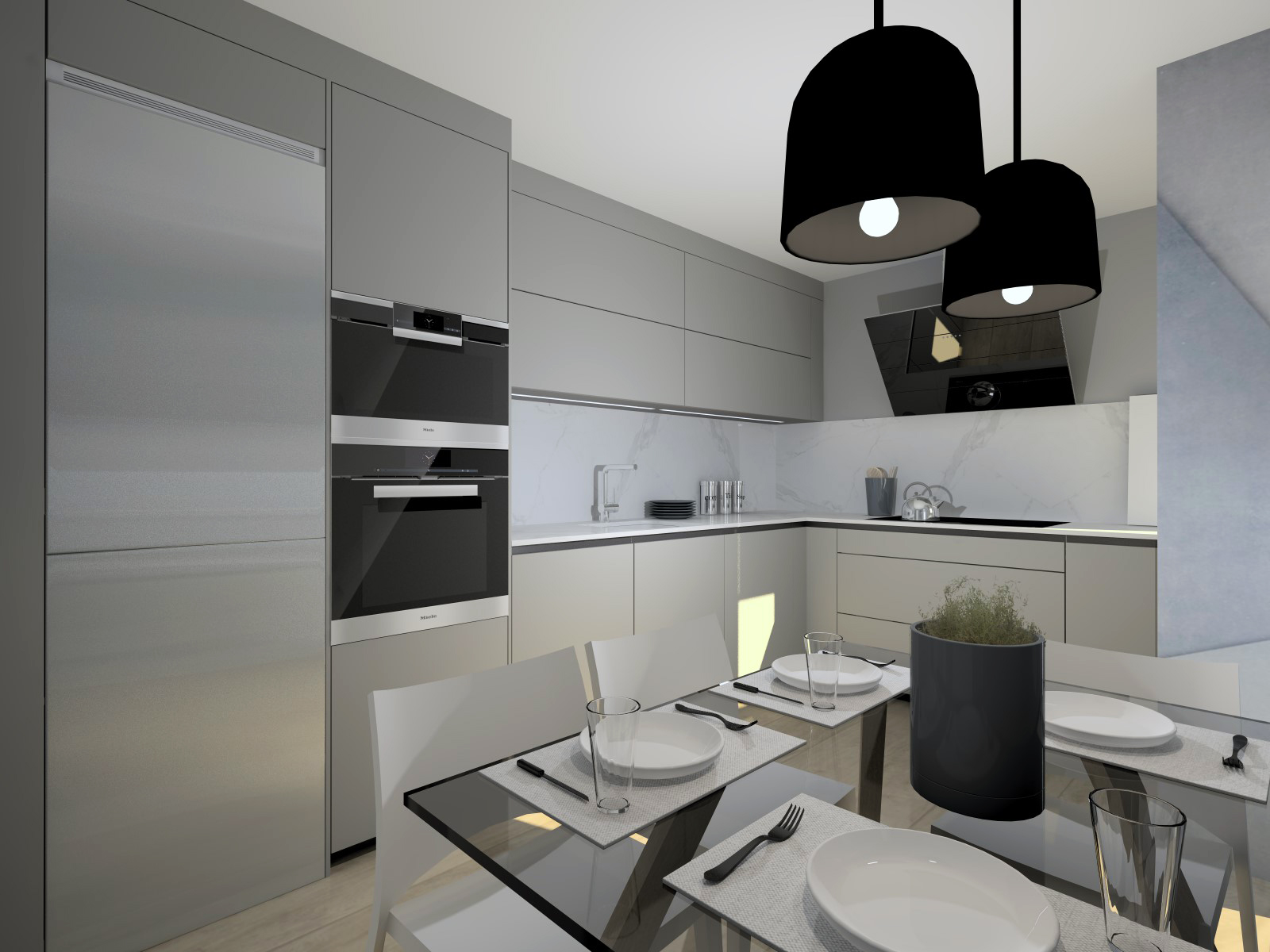 Decoración de office de cocinas