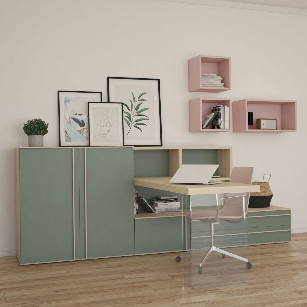 Decoración muebles modulares