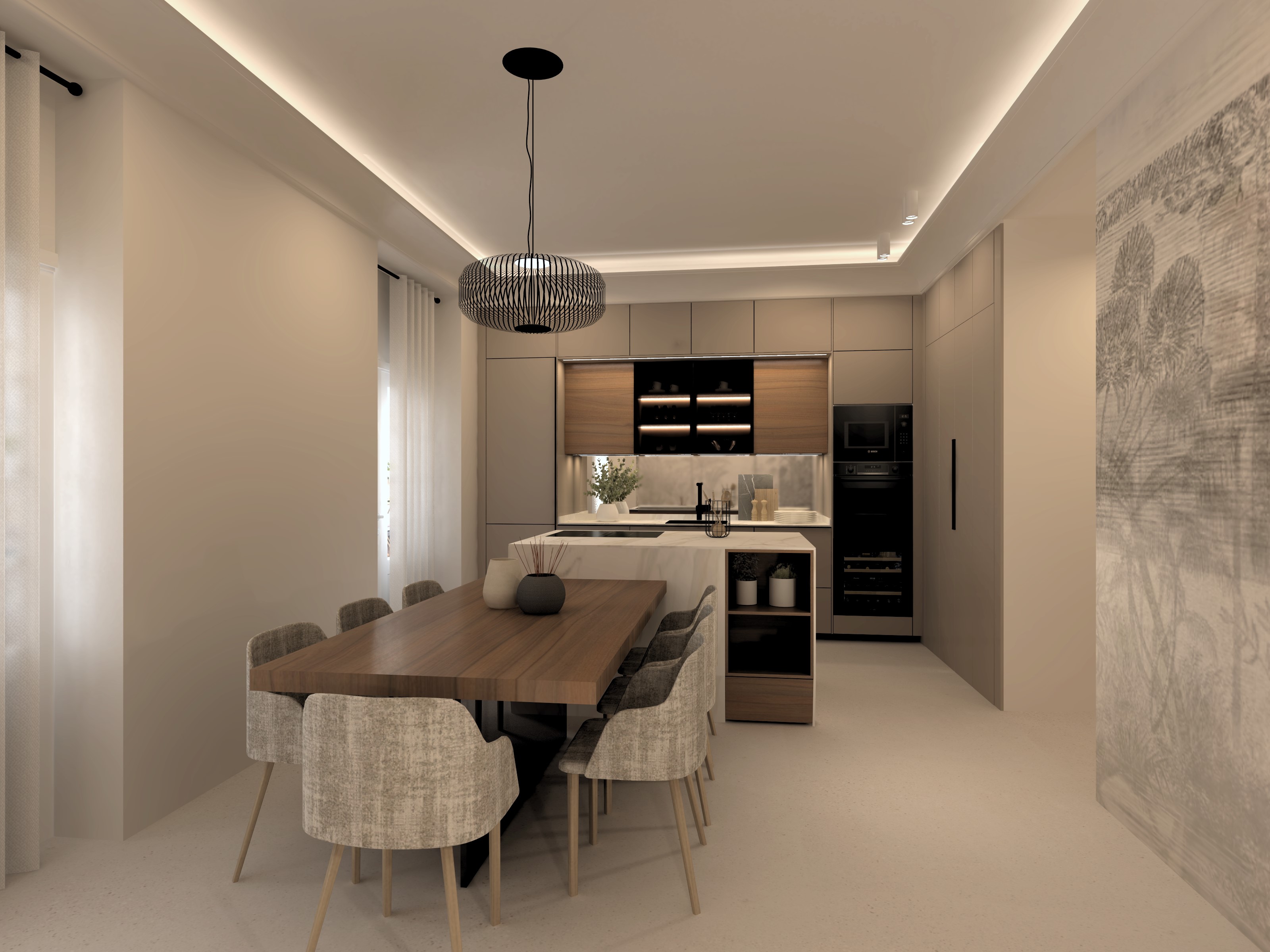 Contrastes en cocinas modernas: detalles que transforman el diseño
