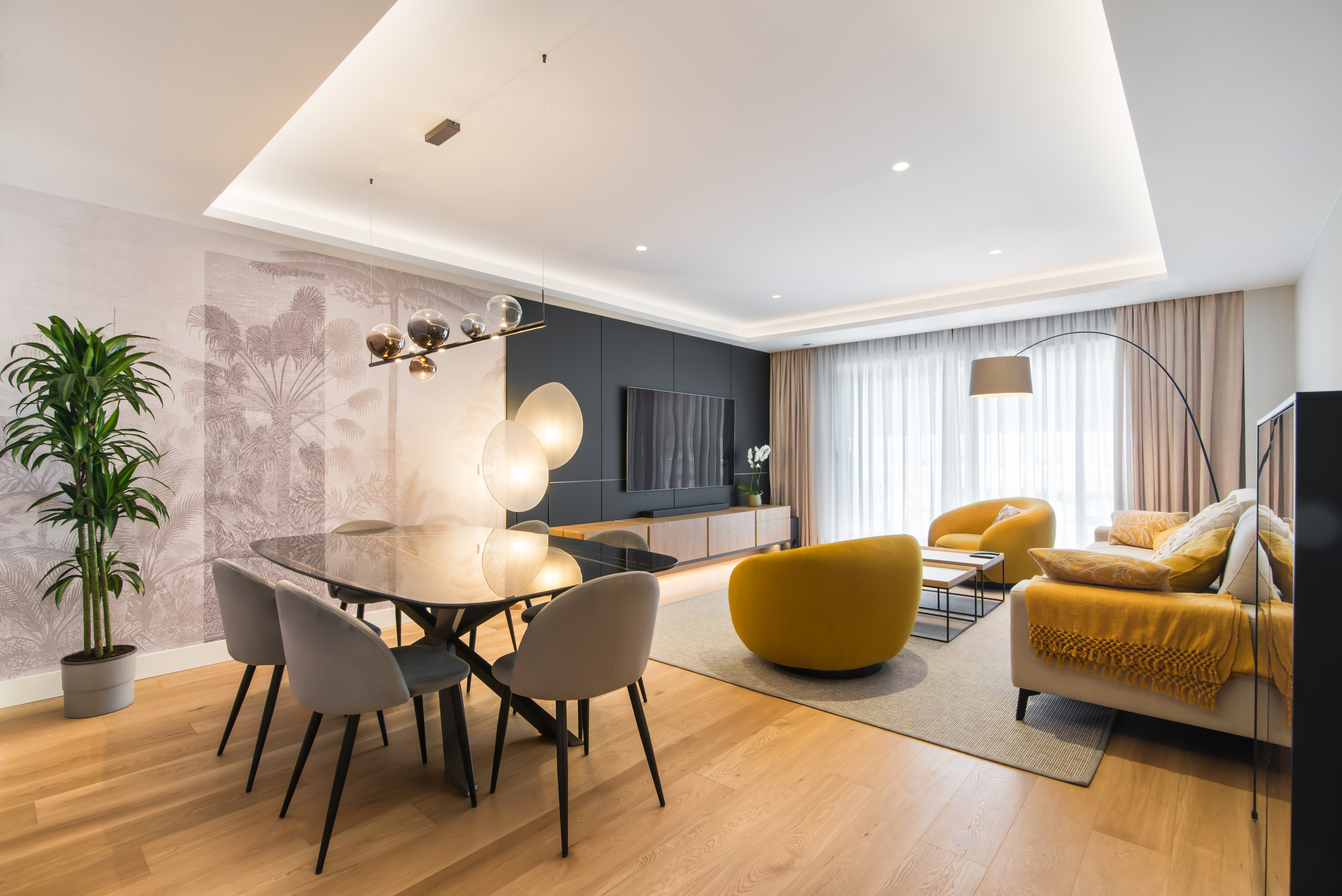 Cómo diseñar un salón-comedor elegante, acogedor y funcional