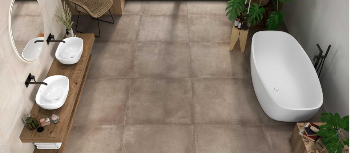 Acabado tipo Cemento para suelos. 