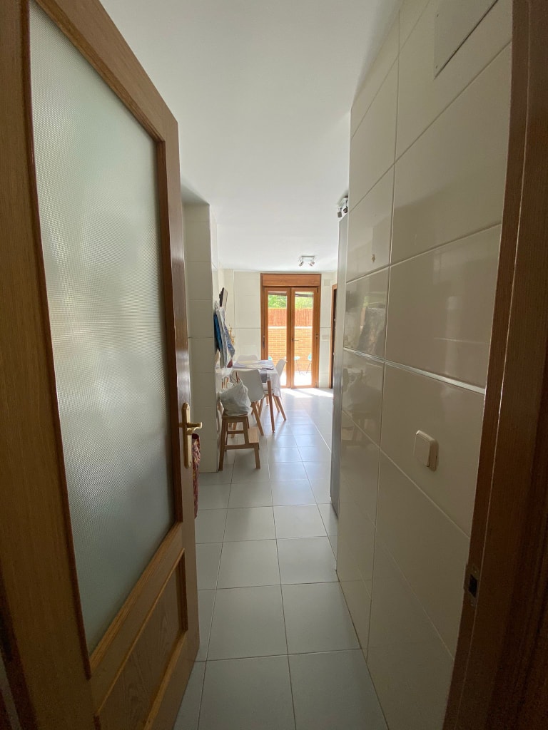 Antes proyecto cocina Santos con isla abierta al salón