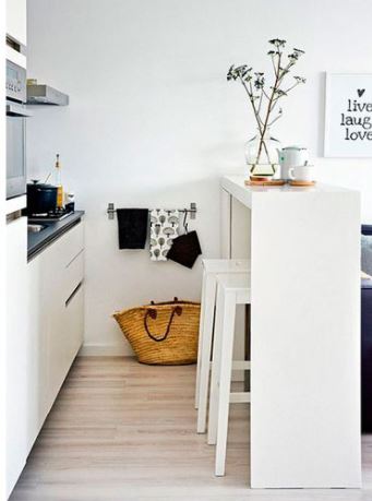 barra en cocina para decorar