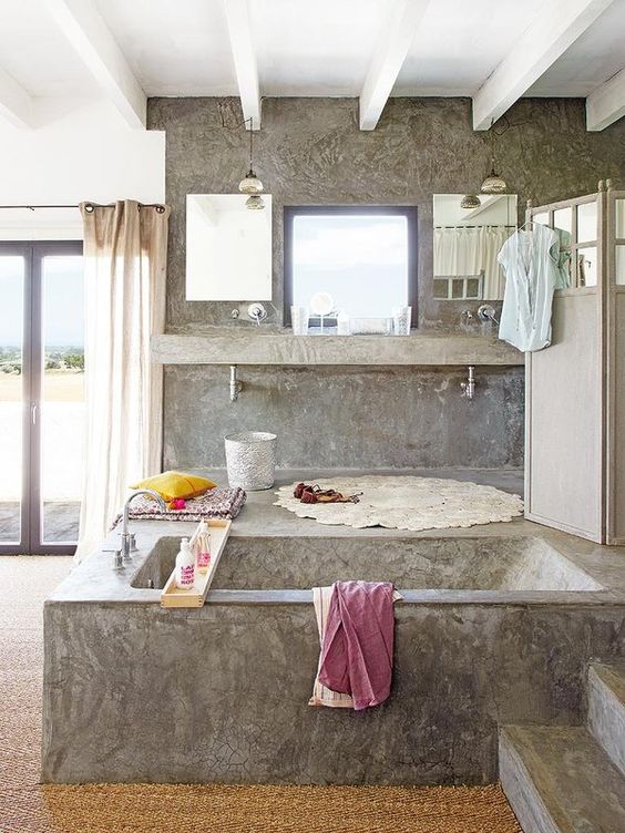 cómo usar el cemento en una casa