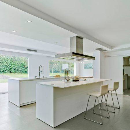 Cocinas blancas modernas