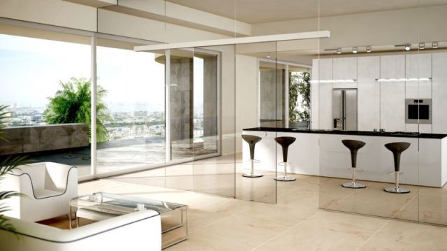 Una manera de separar tu cocina del resto de estancias