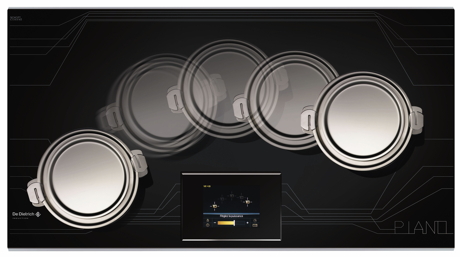 Placa de inducción total sin zonas Piano