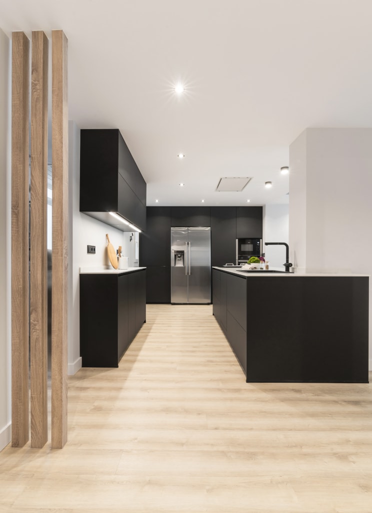 Después proyecto cocina Santos moderna