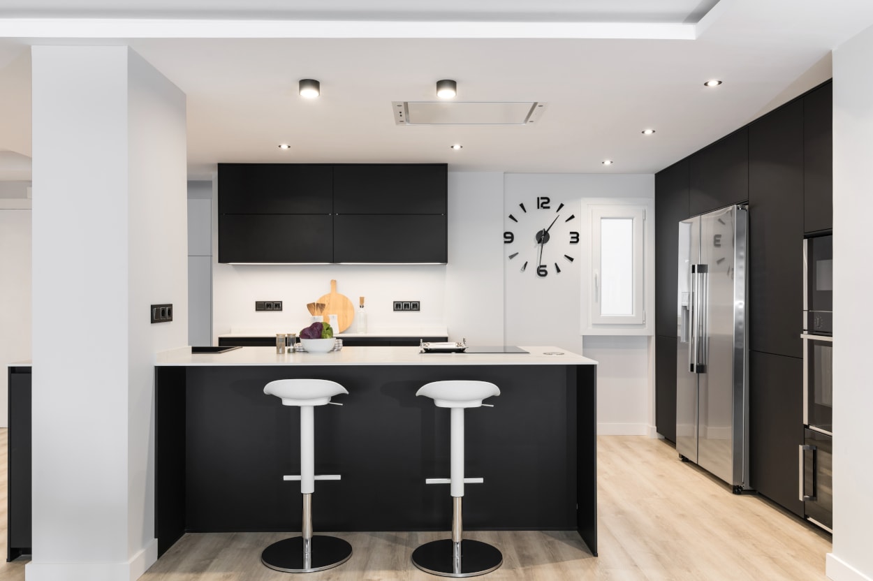 Después proyecto cocina Santos moderna