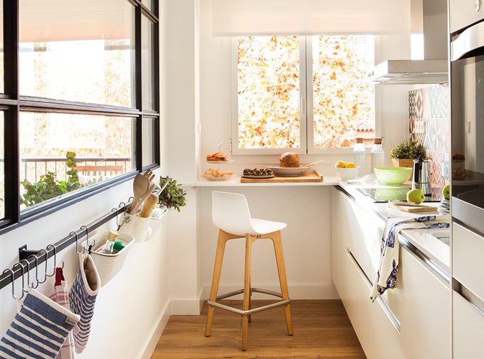 Electrodomésticos integrados para cocinas pequeñas