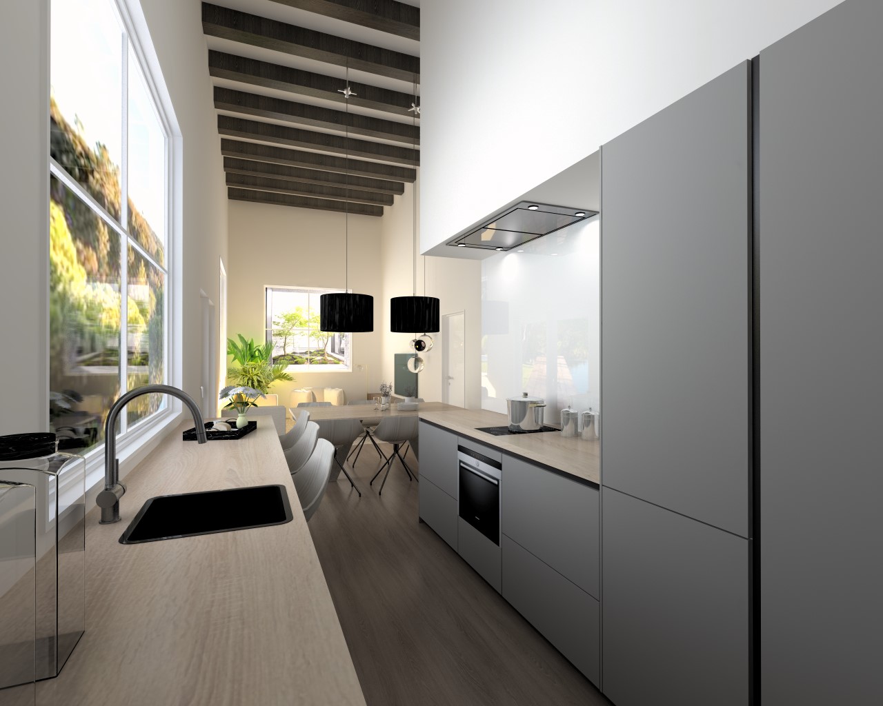 Los pros y los contras de las cocinas blancas