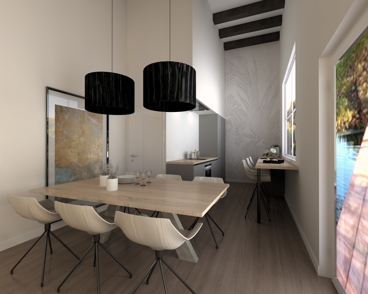 Los pros y los contras de las cocinas blancas