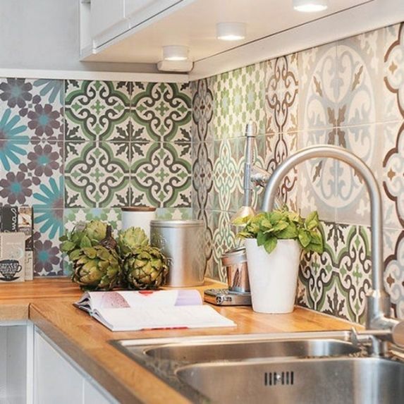 El azulejo artesanal, distinción y estilo retro de tendencia