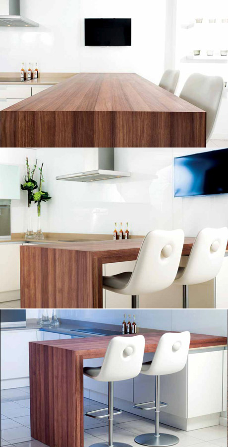 Nuevas encimeras de madera de Spekva