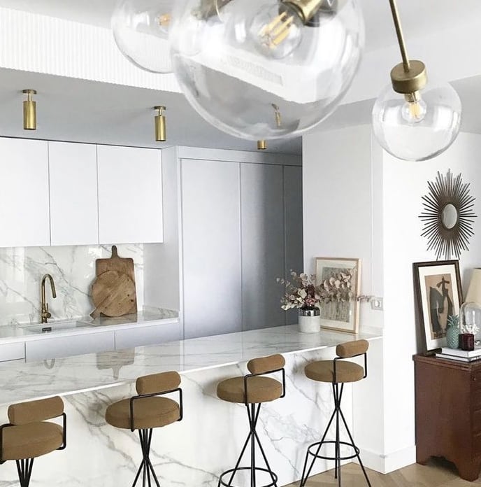 Mármol en cocina y sus distintos usos