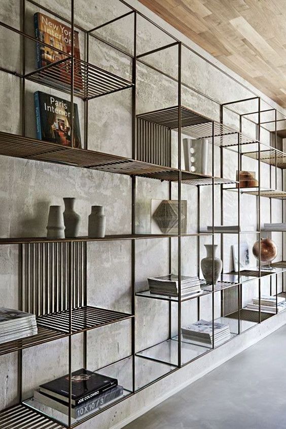 el metal en decoración