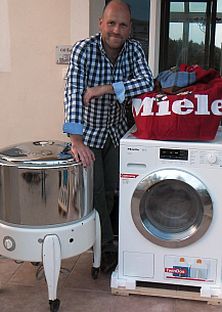 Encontrada la lavadora Miele más antigua de España