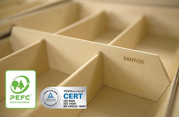 Las cocinas de la firma Santos obtienen la certificación PEFC