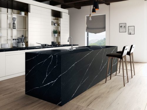 Cuarzo Silestone Nero Marquina