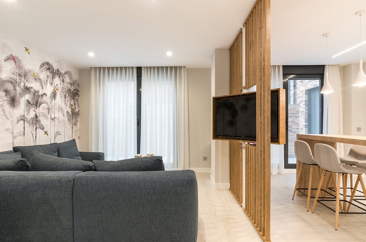 división de estancias hecha a medida