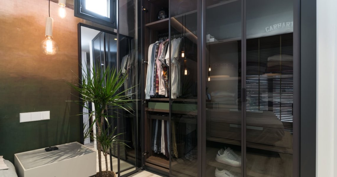 Diseño dormitorio principal armario Emede