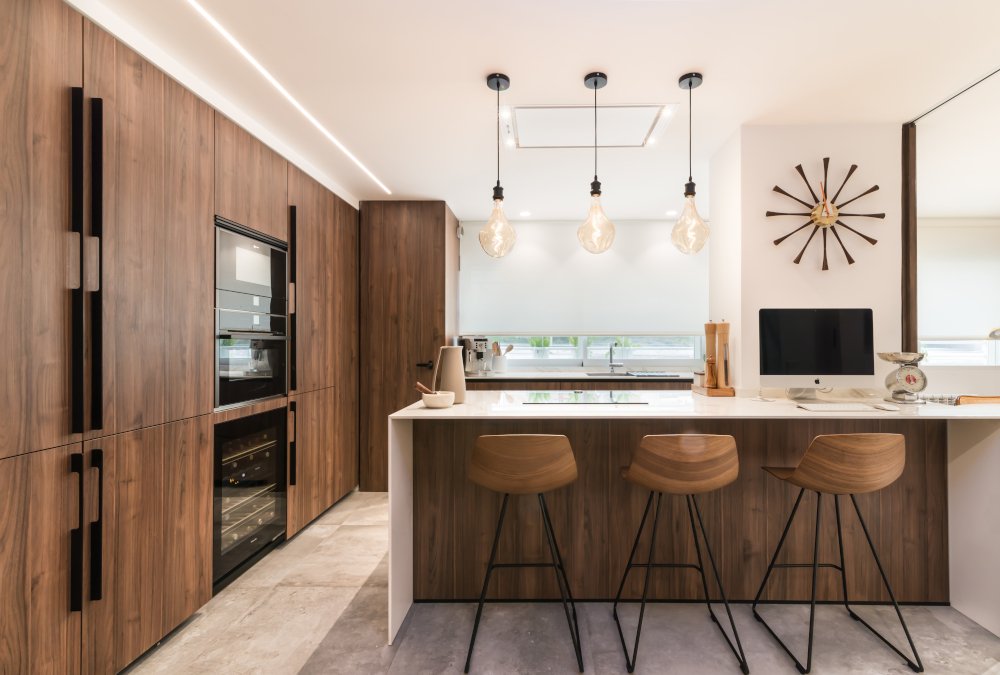 Cocina de diseño Santos roble