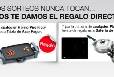 Promoción de hornos pirolíticos y placas de inducción de Fagor