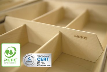 Las cocinas de la firma Santos obtienen la certificación PEFC