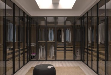 Vestidores y armarios abiertos