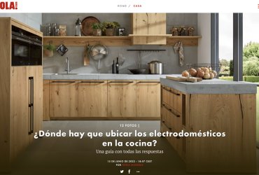 hola.com: ¿Dónde hay que ubicar los electrodomésticos en la cocina?