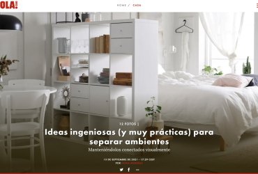 hola.com: Ideas ingeniosas (y muy prácticas) para separar ambientes