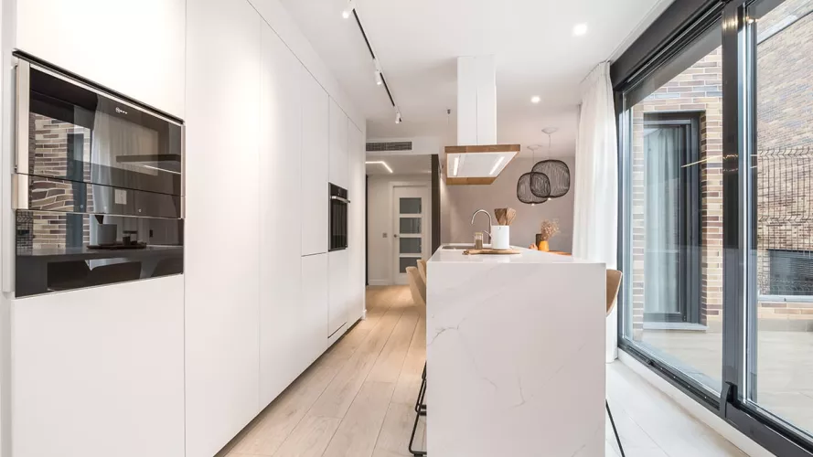 Cocina Santos blanca